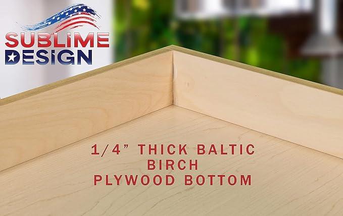 Sublime Design - Standard Size - Pull Out Kitchen Drawers | Slide Out Shelves for Kitchen Cabinets | Pull Out Home Organizer (Side Mounting, 33 Inch W/Drawer Slides (32” Drawer Box)) - ModernBath