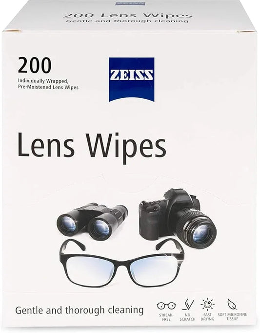 ZEISS Pre-Moistened Lens Cleaning Wipes, 200 Count - ModernBath