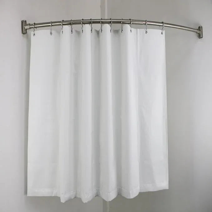 MhhYLL Flame Retardant Shower Curtain,Mesh Reinforced 15 G Vinyl Fabric for Bathroom Use 66 x 72 Inches - ModernBath