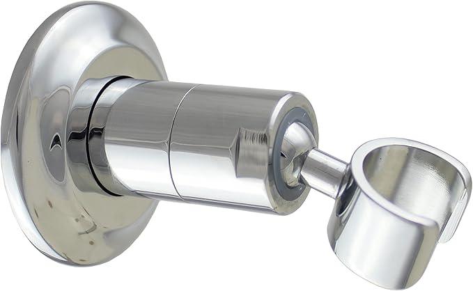 High Sierra® - Solid Metal Wall Mounted Holder for Handheld Shower Heads - Polished Chrome Finish - ModernBath
