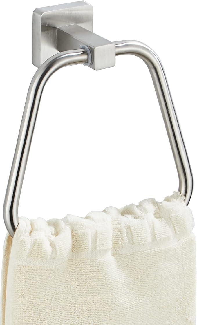 Brushed Nickel Towel Ring for Bathroom, Kitchen Bath Towel Holder Hangers Wall Mount Heavy Duty Stainless Steel - ModernBath