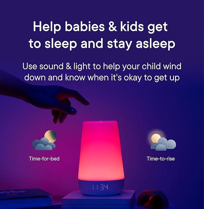 Hatch Rest+ Baby & Kids Sound Machine | 2nd Gen | Child’s Night Light, Alarm Clock, Toddler Sleep Trainer, Time-to-Rise, White Noise, Bedtime Stories, Portable, Backup Battery (with Charging Base) - ModernBath