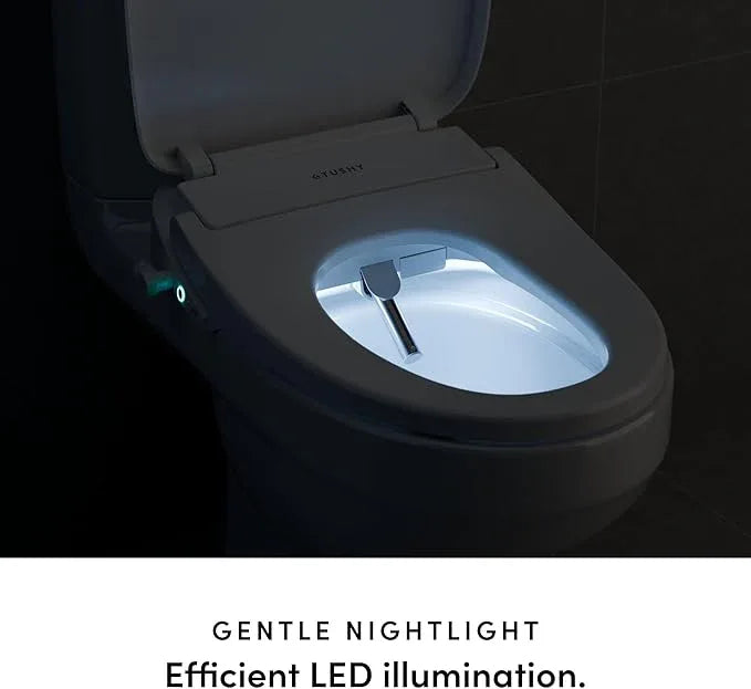 TUSHY Cloud+ Electronic Bidet Heated Toilet Seat | Intelligent Remote w/Personal Settings, Instant Warm Water, Heated Seat and Air Dryer, Automatic Deodorizer (Night Light & Soft Close), Elongated - ModernBath