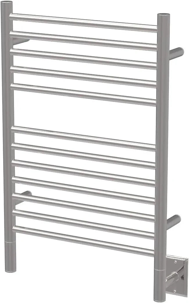 Amba Jeeves ESP Model E-Straight 12-Bar Hardwired Towel Warmer in Polished - ModernBath
