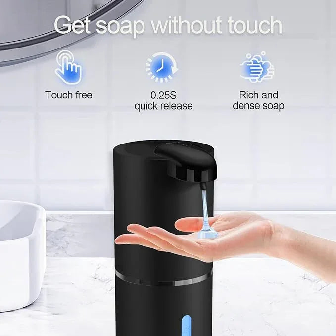 Automatic Liquid Soap Dispenser Bathroom Kitchen Dish Liquid Body Shampoo Shower Gel Hand Free Liquid Wall Mount Touchless Soap Dispenser 380ml Rechargeable Auto Liquid Dispenser for Kitchen Bathroom - ModernBath