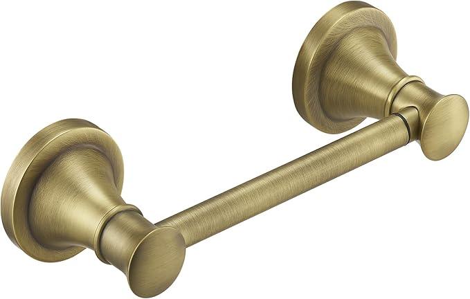 RUMOSE Toilet Paper Roll Holder Bathroom Flexible Pivoting Tissue Handle on Wall Mounted Antique Brass Rustproof Toilet Tissue Roll Holder,Stainless Steel - ModernBath