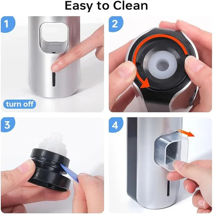 Automatic Toothpaste Dispenser Wall Mounted - Smart Touchless Toothpaste Squeezer with 3 Adjustable Levels, 2 Toothbrush Holders- for Kids and Adults, Bathroom Essentials - ModernBath