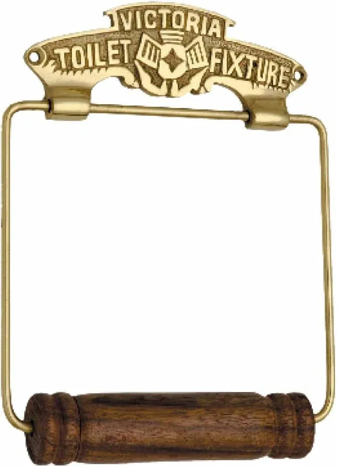 Renovators Supply Toilet Paper Holder - Antique Wall Mount Toilet Paper Holder - Sanitary Paper Holder - Vintage Bathroom Decor - Colonial Tissue Holder - Polished Brass, Victorian, Pack of 1 - ModernBath