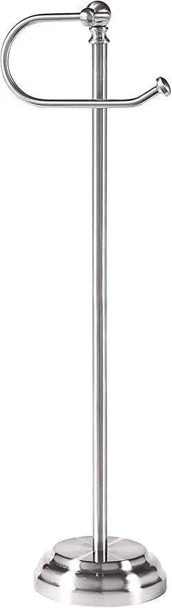 SunnyPoint Classic Bathroom Free Standing Toilet Tissue Paper Roll Holder Stand - ModernBath
