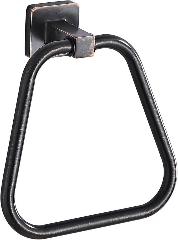 Oil Rubbed Bronze Towel Ring for Bathroom, Kitchen Bath Towel Holder Hangers Wall Mount Heavy Duty Stainless Steel - ModernBath
