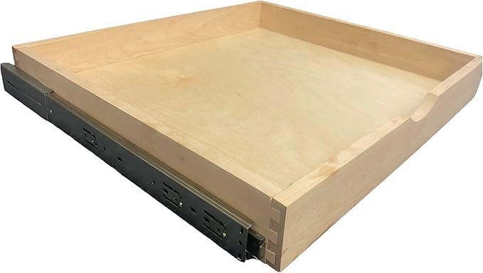 COUVER DIY Non-Assembled Birch Wood, Pull-Out Cabinet Organizers, Under Sink Organizers for Bathroom & Kitchen, Cabinet Slide-Out Organizers and Storage, Soft Closed Rail, 33 inch - ModernBath