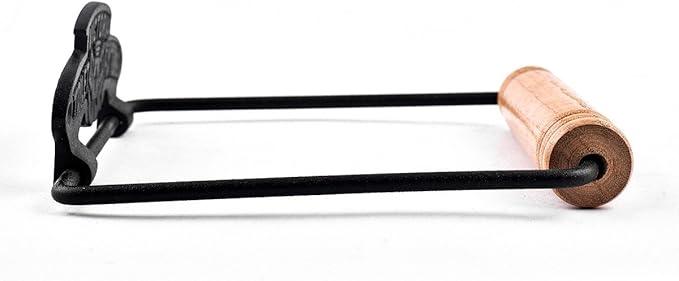 Renovators Supply Toilet Paper Holder - Antique Wall Mount Toilet Paper Holder - Sanitary Paper Holder - Vintage Bathroom Decor - Colonial Tissue Holder - Black, Victorian, Pack of 1 - ModernBath