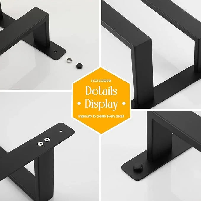 KOKOSIRI Towel Bars Black Bath Towel Holders 20 Inches Bathroom 2-Tiers Ladder Towel Rails Wall Mounted Towels Shelves Rack Stainless Steel, B5008BK-L20 - ModernBath