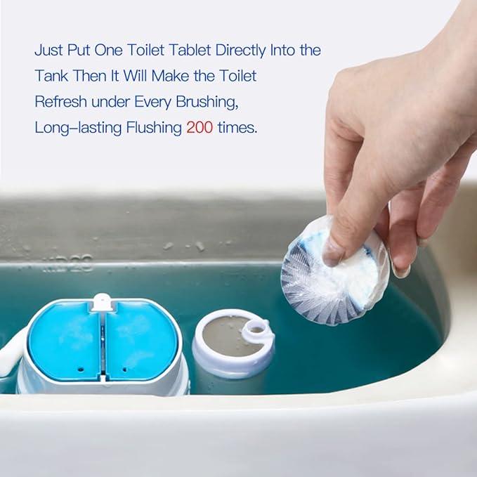 KIISIISO Toilet Bowl Cleaners 40 PACK,Long-Lasting Toilet Bowl Cleaner Tablets with Sustained-Release Technology Against Tough Stains,Automatic Toilet Cleaner for Deodorizing & Descaling - ModernBath