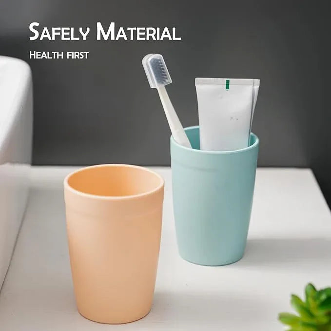 Magnetic Cup Holder for Bathroom, sgzscl Toothbrush Wall Mounted Toothpaste Storage Drain Drill-Free Space Saving Organizer for Family Members - ModernBath