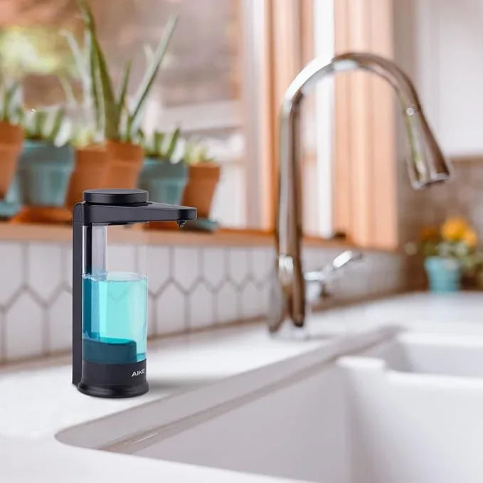 AIKE 17oz. Touch-Free Rechargeable Automatic Liquid Soap Dispenser for Kitchen Dish Soap - ModernBath