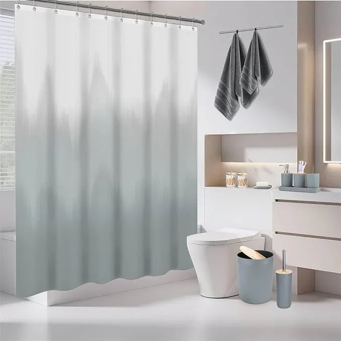 iMucci Bathroom Accessories Bathroom Sets with Shower Curtain, Bath Towel Set, Trash Can, Toilet Brush, Soap Dispenser, Bathroom Accessories Set Complete - ModernBath