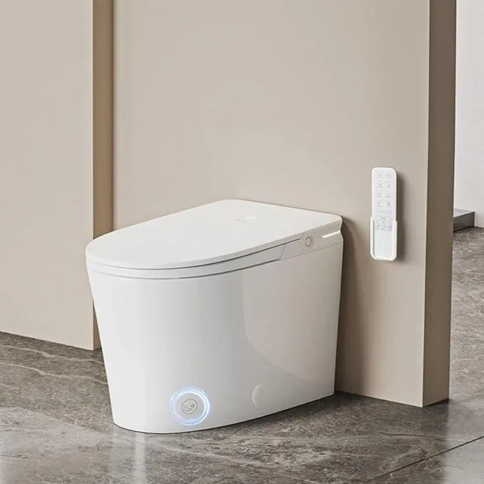 Rivix Smart Toilet with Bidet Built In, Bidet Toilet ADA Comfort Height Elongated One-Piece Toilet,Toilet With Bidet 3 Multi-Functional Cleaning Modes Night Light Heated Seat S20 - ModernBath