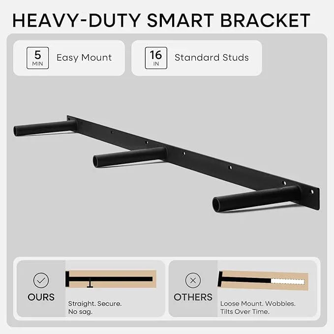Homeforia Classic Walnut 42 inch Floating Shelf, High End Solid Real Wood Small 42inch Floating Shelves for Wall Mounted, 42in Floating Shelves, Heavy Duty Bracket, 42 X 6.5 X 1.75 inches, Set of 2 - ModernBath