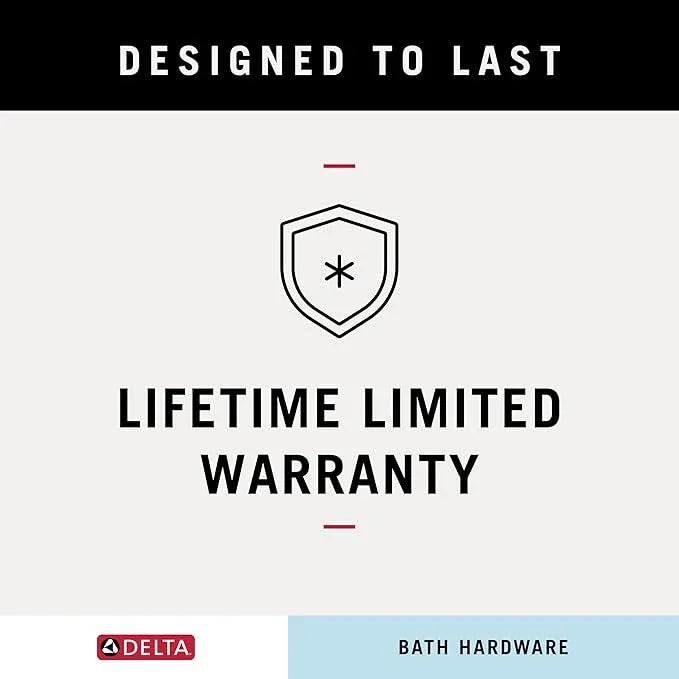 DELTA Cassidy Toilet Paper Holder, Champagne Bronze, Bathroom Accessories, 79750-CZ 3.63 x 8.38 x 3.63 Inches - ModernBath