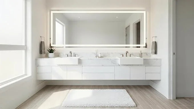 C23 Luxury Bathroom Rugs, Bath Mat - 20"x32" | 2200 GSM Tufted Cotton Bathroom Mat | Ultra-Absorbent Quick Dry, Heavyweight Non-Slip Bathmat | Thick Soft Plush Machine Washable Bath Rug - ModernBath