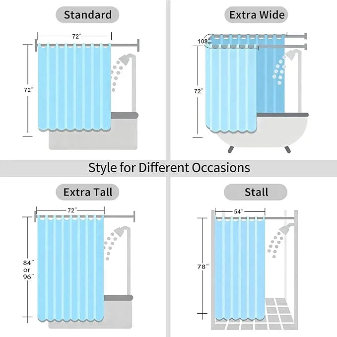 XLHOMO Bathroom Sets with Shower Curtain and Rugs - 4PC Grey Geometric Shower Curtain Set with 12 Hooks, Toilet Cover, U-Shaped Mat and Rugs Modern Abstract Bathroom Accessories for Bathroom - ModernBath