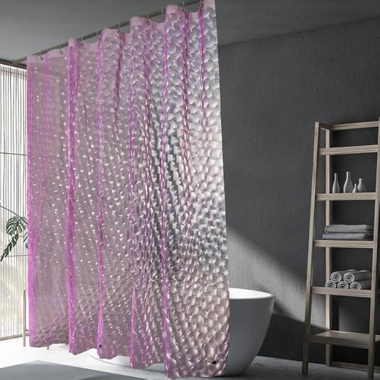 LQFMEHOT Eva Shower Curtain Liner, White Grid 5G Shower Liners with 12 Rustproof Metal Grommets and Weighted Magnets, Waterproof Duty for Bathroom 72 x 72 - ModernBath