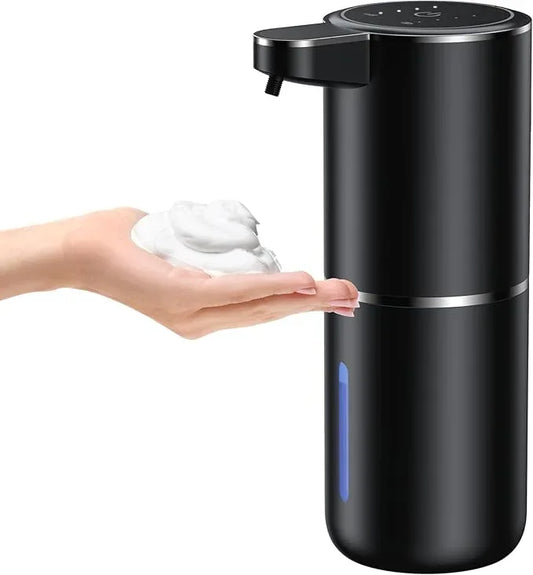 Fantictas Automatic Foaming Soap Dispenser Foaming Hand Sanitizer Touchless 1200mAh Soap Dispenser Rechargeable with Sensor for Bathroom Kitchen - ModernBath