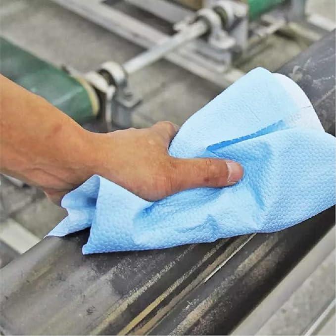 Prep Wipe Premium Lint-Free Wipes (4 Boxes / 1200 Sheets) | Polypropylene Heavy Duty Shop Cloths | Solvent & Oil Absorbent Towels | 10" x 14" - ModernBath