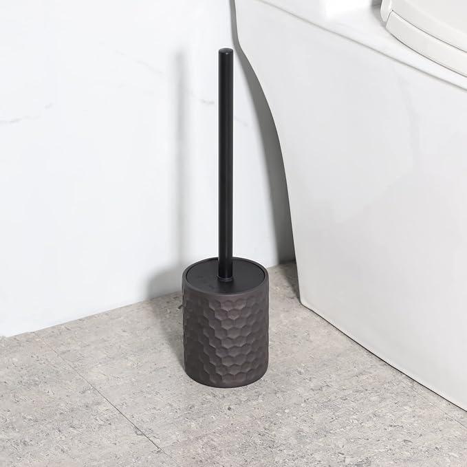 zccz Bathroom Accessory Set - 6 pcs Bronze Bathroom Accessories Set with Trash Can, Toothbrush Holder, Toothbrush Cup, Soap Dispenser, Soap Dish, Toilet Brush with Holder - Accessoire Salle de Bain - ModernBath