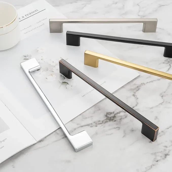 KOOFIZO 20 Pack 5 Inch Polished Chrome Kitchen Cabinet Pulls Chrome Cabinet Handles Chrome Cabinet Hardware for Kitchen Cabinets Drawer P01 Dresser Cupboard Bedroom Bathroom - ModernBath