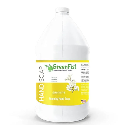 GreenFist Foaming Hand Soap Refills Jasmine Scent Jug Foam Refill Made in USA, 128 ounce (1 Gallon) - ModernBath