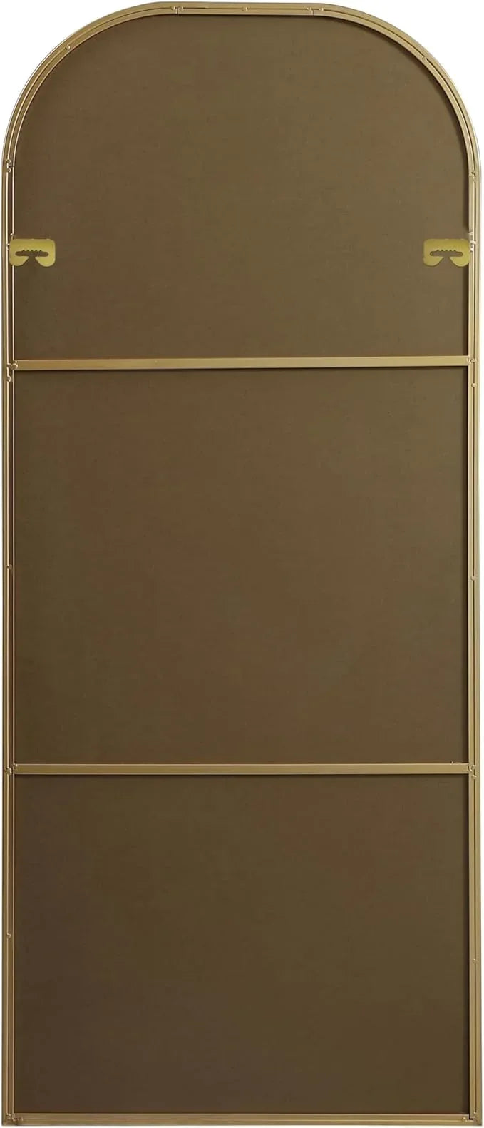 Illuminate, Metal Frame Arch Full Length Mirror 28X66 Inch in, Modern, Brass - ModernBath