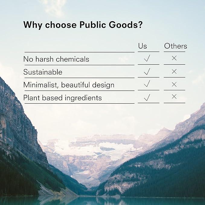 Public Goods Hand Soap | Cleansing Soap for Kitchen & Bathroom | Made with Natural Essential Oils | Paraben & Sulfate Free | Vegan Friendly | 34 Fl Oz Refill - ModernBath