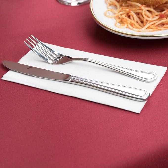 200 BloominGoods Disposable Bathroom Napkins | Single-Use Linen-Feel Guest Towels | Cloth-Like Hand Tissue Paper, White, 12" x 17", Made In USA - ModernBath