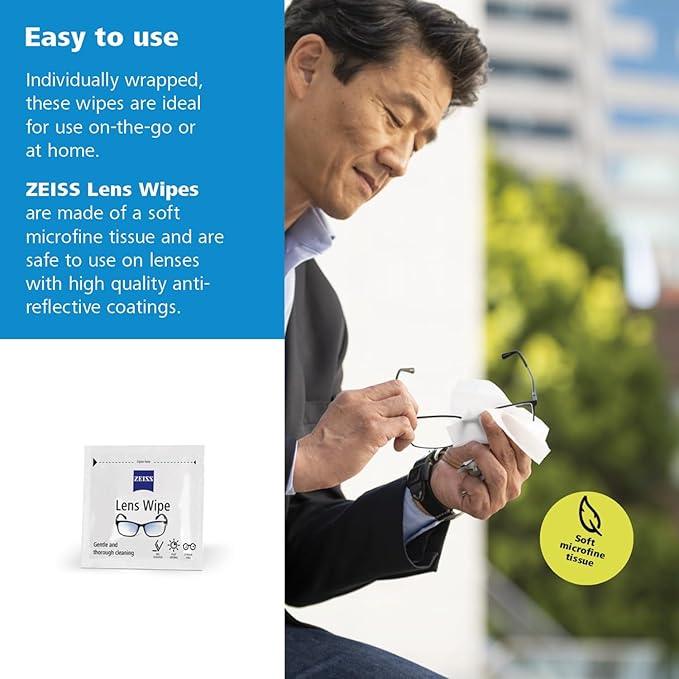 ZEISS Pre-Moistened Lens Cleaning Wipes, 600 Count - ModernBath