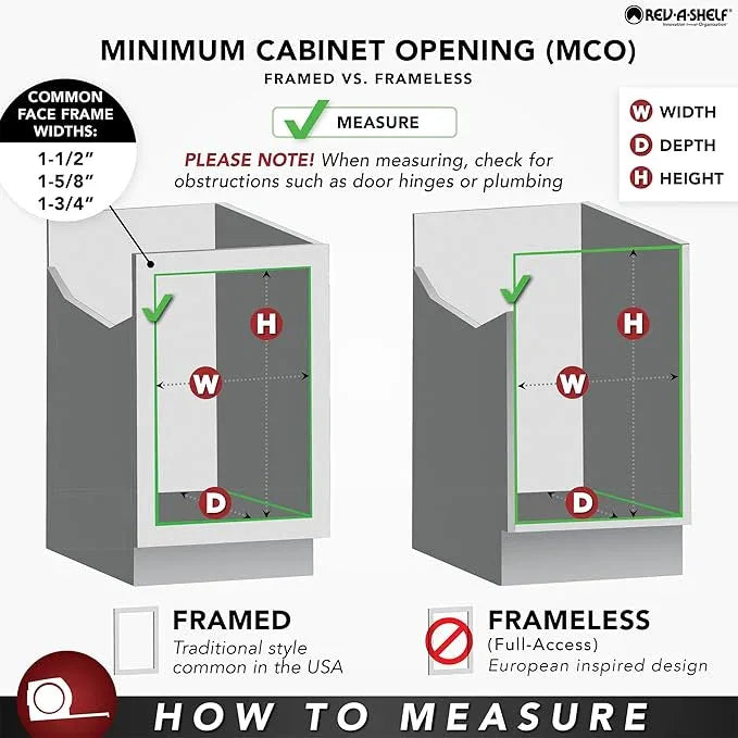 Rev-A-Shelf Trim-to-Fit Silverware Drawer Organizer For Kitchen Utensil Cutlery Cabinet Storage, Natural Maple Wood 7 Compartment Tray Insert, 4WCT-1 - ModernBath