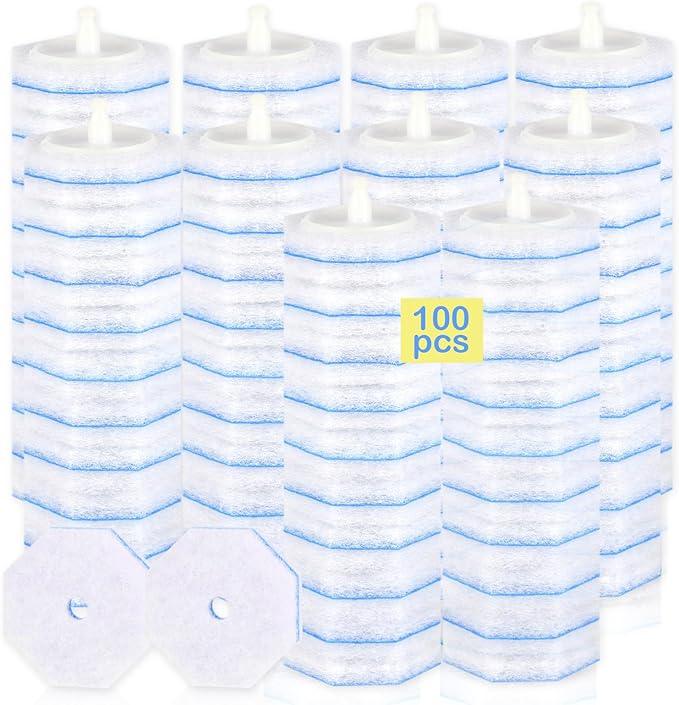 100 Count Toilet Wand Refills for Clorox Toilet Wand - Disposable Toilet Brush Refills, Replacement Heads for Clorox Toilet Wand Refills, 5X Cleaning Power | 360° Efficient Cleaning | No Falling Apart - ModernBath