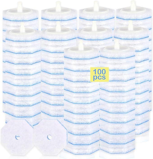 100 Count Toilet Wand Refills for Clorox Toilet Wand - Disposable Toilet Brush Refills, Replacement Heads for Clorox Toilet Wand Refills, 5X Cleaning Power | 360° Efficient Cleaning | No Falling Apart - ModernBath