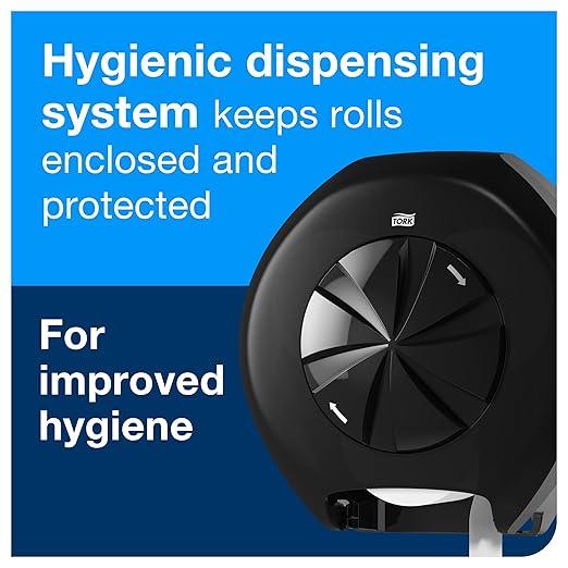 Tork OptiCore Mid-size Toilet Paper Roll White T11, Universal, 2-ply, 36 x 865 sheets, 161990 - ModernBath