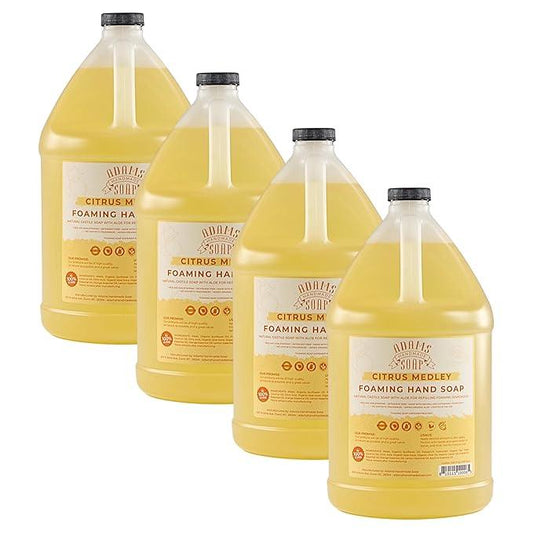 Adams Handmade Soap Liquid Foaming Soap 1 Gal - Citrus Medley (Pack of 4) - ModernBath