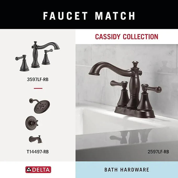 DELTA FAUCET 79750-RB Tissue Holder, 3.63 x 8.38 x 3.63 Inches, Venetian Bronze - ModernBath