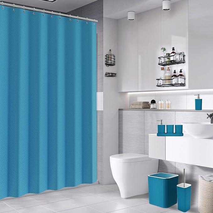 XLHOMO Bathroom Set - 28PC Gorgeous Teal Bathroom Set with Shower Curtain, Bathroom Accessory Set, Bathroom Sets with Shower Caddy - ModernBath