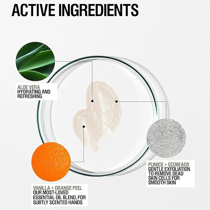 Grown Alchemist Exfoliating Hand Wash. Vanilla, Orange Peel + Pumice & Aloe. Gentle Cleanser Softens & Revitalizes Skin, 16.9 Ounce (500mL). - ModernBath
