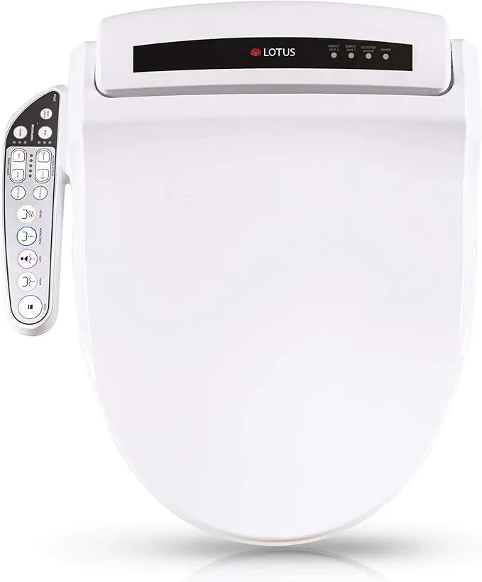 Lotus Bidet ATS-908R Purestream Function(Constipation Relief) Heated Seat, Temperature Controlled Wash, Warm Air Dryer, Easy DIY Installation, Made in Korea - ModernBath