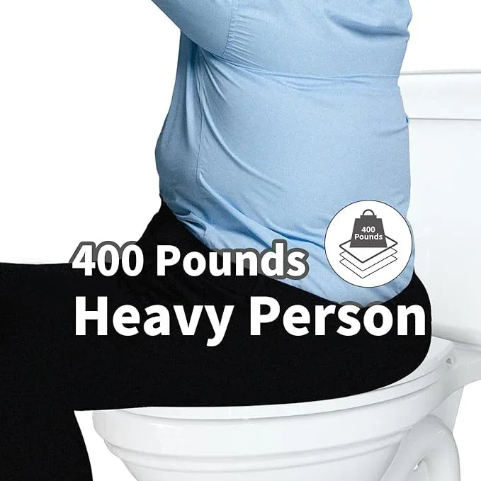 R&T Elongated Toilet Seat B1130, Heavy-Duty up to 400 lbs, Slow Close, Non Slip and Easy to Keep Clean, Easy to Install, White Premium Premium PP Material - ModernBath