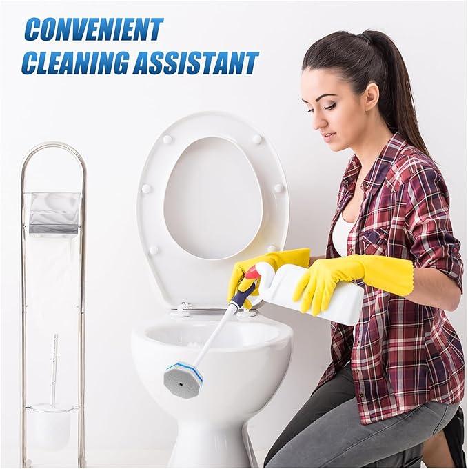 50PC Toilet Bowl Wand Refills, Replacement Heads for Bathroom Washroom Cleaning Pads, Disposable Toilet Brush Refills Compatible with Household Brushes Scrubbers Cleaning Refill Pack Local Stock - ModernBath