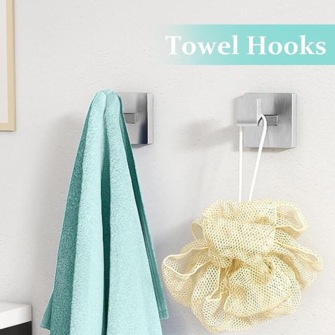 20-Piece Brushed Nickel Bathroom Hardware Set, 24 Inch Bath Towel Bar Set, Stainless Steel Wall Mounted Towel Rack for Bathroom - ModernBath