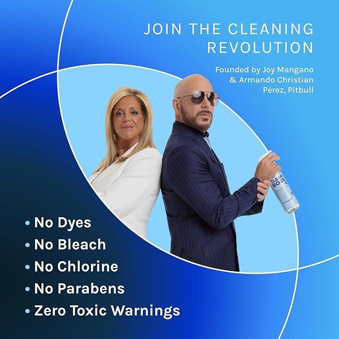CleanBoss Botanical Disinfectant - 24 oz (Pack of 2) - Multi-Surface Cleaner - Kills 99.9% of Germs + Cold & Flu Viruses - Fresh Thyme Scent - No Rinse on Food Contact Surfaces - Pet Friendly - ModernBath