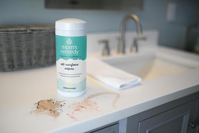 MOMREMEDY Hydrogen Peroxide Cleaning Wipes | All Purpose Cleaner and Stain Remover | Multipurpose for Kitchen, Bathroom, All Surfaces - ModernBath